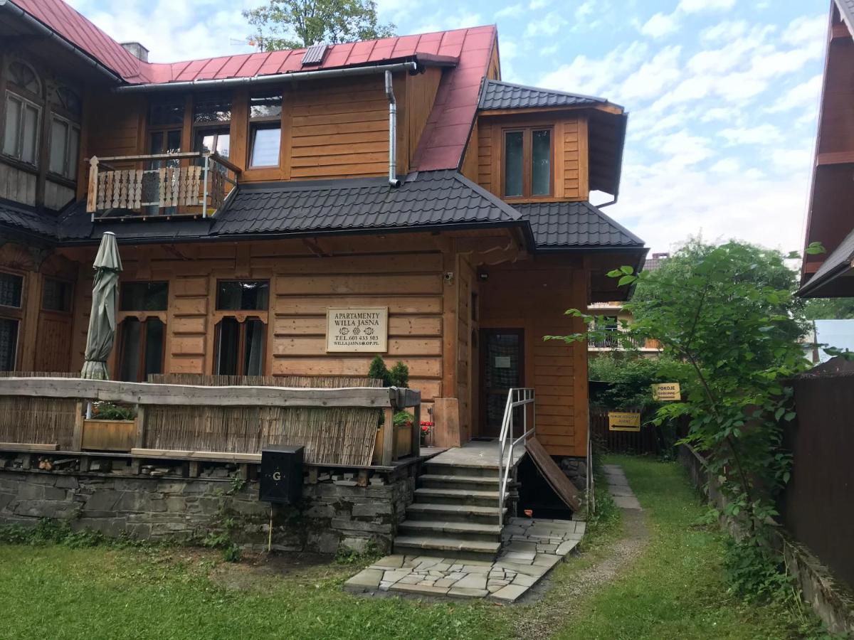 Willa Jasna Apartamenty Centrum Закопане Экстерьер фото